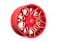 Fuel Wheels Twitch Candy Red Milled 8-Lug Wheel; 20x9; 1mm Offset (11-16 F-350 Super Duty SRW)