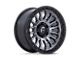 Fuel Wheels Rincon Matte Gunmetal with Black Lip 6-Lug Wheel; 17x8.5; -1mm Offset (14-18 Sierra 1500)