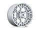 Fuel Wheels Charger Gloss Silver with Machined Face 6-Lug Wheel; 22x12; -44mm Offset (14-18 Silverado 1500)