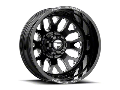 Fuel Wheels FF19D Gloss Black Milled 8-Lug Wheel; 24x12; -50mm Offset (15-19 Sierra 2500 HD)