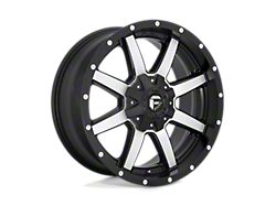 Fuel Wheels Maverick Matte Black Machined 8-Lug Wheel; 20x10; -12mm Offset (15-19 Sierra 3500 HD SRW)