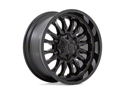 Fuel Wheels Arc Blackout 8-Lug Wheel; 20x9; 1mm Offset (15-19 Silverado 2500 HD)