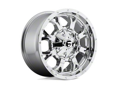 Fuel Wheels Krank Chrome 8-Lug Wheel; 20x9; 1mm Offset (15-19 Silverado 2500 HD)