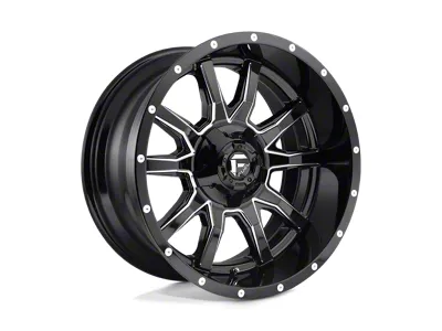 Fuel Wheels Vandal Gloss Black Milled 6-Lug Wheel; 20x9; 19mm Offset (15-20 Tahoe)