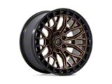 Fuel Wheels Sigma Matte Bronze with Matte Black Lip 6-Lug Wheel; 22x9.5; 18mm Offset (15-20 Yukon)