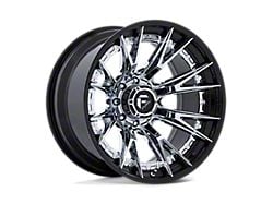 Fuel Wheels Catalyst Chrome with Gloss Black Lip 8-Lug Wheel; 22x12; -44mm Offset (17-22 F-350 Super Duty SRW)