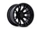 Fuel Wheels Catalyst Matte Black with Gloss Black Lip 8-Lug Wheel; 22x12; -44mm Offset (17-22 F-350 Super Duty SRW)