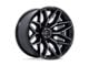 Fuel Wheels Flux Gloss Black Brushed Face with Gray Tint 8-Lug Wheel; 20x10; -18mm Offset (17-22 F-350 Super Duty SRW)