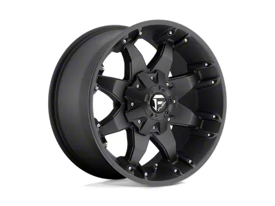 Fuel Wheels Octane Matte Black 8-Lug Wheel; 22x14; -76mm Offset (17-22 F-350 Super Duty SRW)