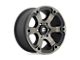 Fuel Wheels Beast Matte Black with Double Dark Tint 6-Lug Wheel; 16x8; 1mm Offset (19-23 Ranger)