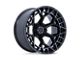 Fuel Wheels Charger Gloss Black Brushed Face with Dark Tint 6-Lug Wheel; 17x9; 1mm Offset (19-23 Ranger)