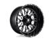 Fuel Wheels Stroke Gloss Black Milled 6-Lug Wheel; 20x9; 1mm Offset (19-23 Ranger)