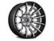 Fuel Wheels Fusion Forged Burn Chrome with Gloss Black Lip 6-Lug Wheel; 20x10; -18mm Offset (2024 Ranger)