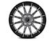 Fuel Wheels Fusion Forged Burn Chrome with Gloss Black Lip 6-Lug Wheel; 20x10; -18mm Offset (2024 Ranger)