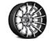 Fuel Wheels Fusion Forged Burn Chrome with Gloss Black Lip 6-Lug Wheel; 22x12; -44mm Offset (24-25 Ranger)