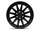 Fuel Wheels Fusion Forged Burn Matte Black with Gloss Black Lip 6-Lug Wheel; 20x10; -18mm Offset (24-25 Ranger)