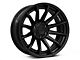 Fuel Wheels Fusion Forged Burn Matte Black with Gloss Black Lip 6-Lug Wheel; 20x10; -18mm Offset (24-25 Ranger)