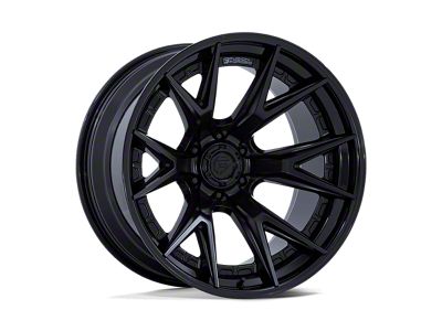 Fuel Wheels Fusion Forged Catalyst Matte Black with Gloss Black Lip 6-Lug Wheel; 22x12; -44mm Offset (2024 Ranger)