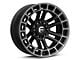 Fuel Wheels Heater Matte Black Double Dark Tint Machined 6-Lug Wheel; 17x9; -12mm Offset (2024 Ranger)