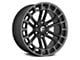 Fuel Wheels Heater Matte Black Double Dark Tint Machined 6-Lug Wheel; 20x10; -18mm Offset (2024 Ranger)