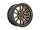 Fuel Wheels Rebel Matte Bronze with Black Bead Ring 5-Lug Wheel; 18x9; 1mm Offset (94-01 RAM 1500)