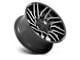 Fuel Wheels Typhoon Gloss Black Milled 5-Lug Wheel; 20x9; 1mm Offset (94-01 RAM 1500)