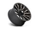 Fuel Wheels Blitz Matte Black with Double Dark Tint 8-Lug Wheel; 17x9; 1mm Offset (94-02 RAM 2500)