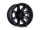 Fuel Wheels Fusion Forged Brawl Matte Black with Gloss Black Lip 8-Lug Wheel; 20x10; -18mm Offset (94-02 RAM 2500)