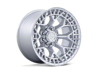 Fuel Wheels Charger Gloss Silver with Machined Face 8-Lug Wheel; 20x9; 1mm Offset (94-02 RAM 3500 SRW)