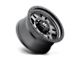 Fuel Wheels Anza Matte Gunmetal with Black Bead Ring 6-Lug Wheel; 16x8; 1mm Offset (99-06 Sierra 1500)