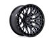 Fuel Wheels Sigma Matte Gunmetal with Matte Black Lip 6-Lug Wheel; 22x9.5; 18mm Offset (99-06 Sierra 1500)