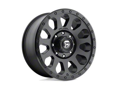 Fuel Wheels Vector Matte Black 6-Lug Wheel; 16x8; 1mm Offset (99-06 Sierra 1500)