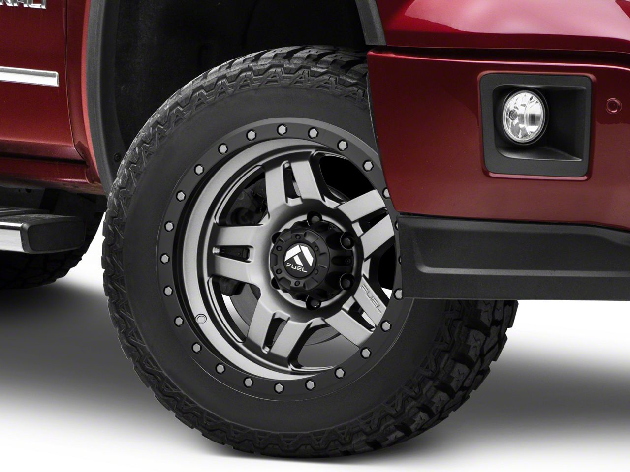 Fuel Wheels Sierra 1500 Anza Anthracite with Black Ring 6-Lug Wheel ...