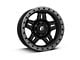 Fuel Wheels Anza Matte Black w/ Anthracite Ring 6-Lug Wheel; 17x8.5; 6mm Offset (04-22 F-150)