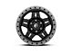 Fuel Wheels Anza Matte Black w/ Anthracite Ring 6-Lug Wheel; 17x8.5; 6mm Offset (04-22 F-150)