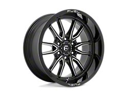 Fuel Wheels Clash Gloss Black Milled 6-Lug Wheel; 17x9; 1mm Offset (15-22 Canyon)