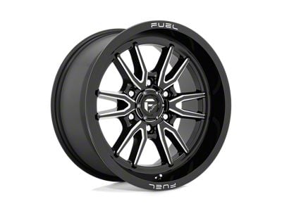 Fuel Wheels Clash Gloss Black Milled 6-Lug Wheel; 18x9; 1mm Offset (15-22 Canyon)