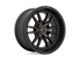 Fuel Wheels Clash Matte Black with Double Dark Tint 6-Lug Wheel; 18x9; 1mm Offset (15-22 Canyon)