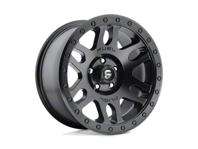 Fuel Wheels Recoil Matte Black 6-Lug Wheel; 18x9; 7mm Offset (15-22 Canyon)