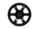 Fuel Wheels Rush Satin Black 6-Lug Wheel; 18x9; 1mm Offset (15-22 Canyon)