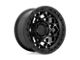 Fuel Wheels Unit Matte Black with Matte Black Ring 6-Lug Wheel; 17x9; 1mm Offset (15-22 Canyon)