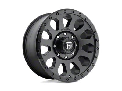 Fuel Wheels Vector Matte Black 6-Lug Wheel; 18x9; 6mm Offset (15-22 Canyon)