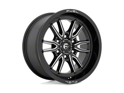 Fuel Wheels Clash Gloss Black Milled 6-Lug Wheel; 18x9; 1mm Offset (15-22 Colorado)