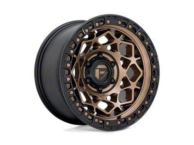 Fuel Wheels Unit Bronze with Matte Black Ring 6-Lug Wheel; 17x9; 1mm Offset (15-22 Colorado)