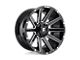 Fuel Wheels Contra Gloss Black Milled 5-Lug Wheel; 18x9; 1mm Offset (05-11 Dakota)