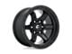 Fuel Wheels Kicker Matte Black 5-Lug Wheel; 18x9; 1mm Offset (05-11 Dakota)