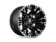 Fuel Wheels Vapor Matte Black with Gray Tint 5-Lug Wheel; 18x9; 1mm Offset (05-11 Dakota)