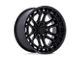 Fuel Wheels Celsius Matte Black with Gloss Black Lip 6-Lug Wheel; 17x9; -12mm Offset (21-24 F-150)