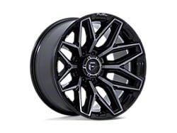 Fuel Wheels Flux Gloss Black Brushed Face with Gray Tint 8-Lug Wheel; 20x9; 1mm Offset (23-24 F-250 Super Duty)