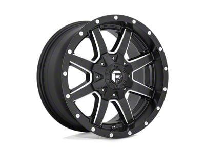 Fuel Wheels Maverick Matte Black Milled 8-Lug Wheel; 24x10; 1mm Offset (23-24 F-250 Super Duty)